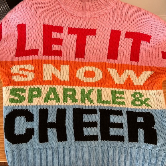 NWT H&M M Colorful Christmas Sweater - Picture 3 of 6